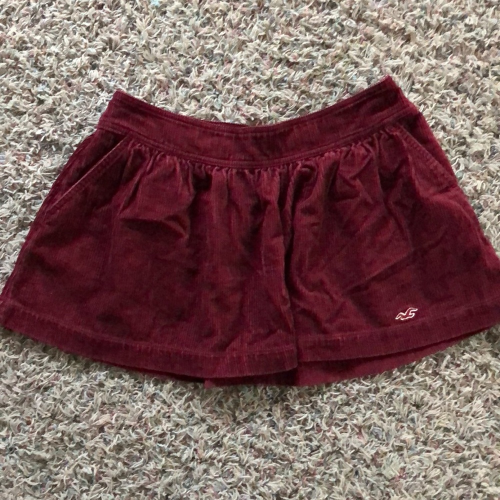 Hollister corduroy skirt